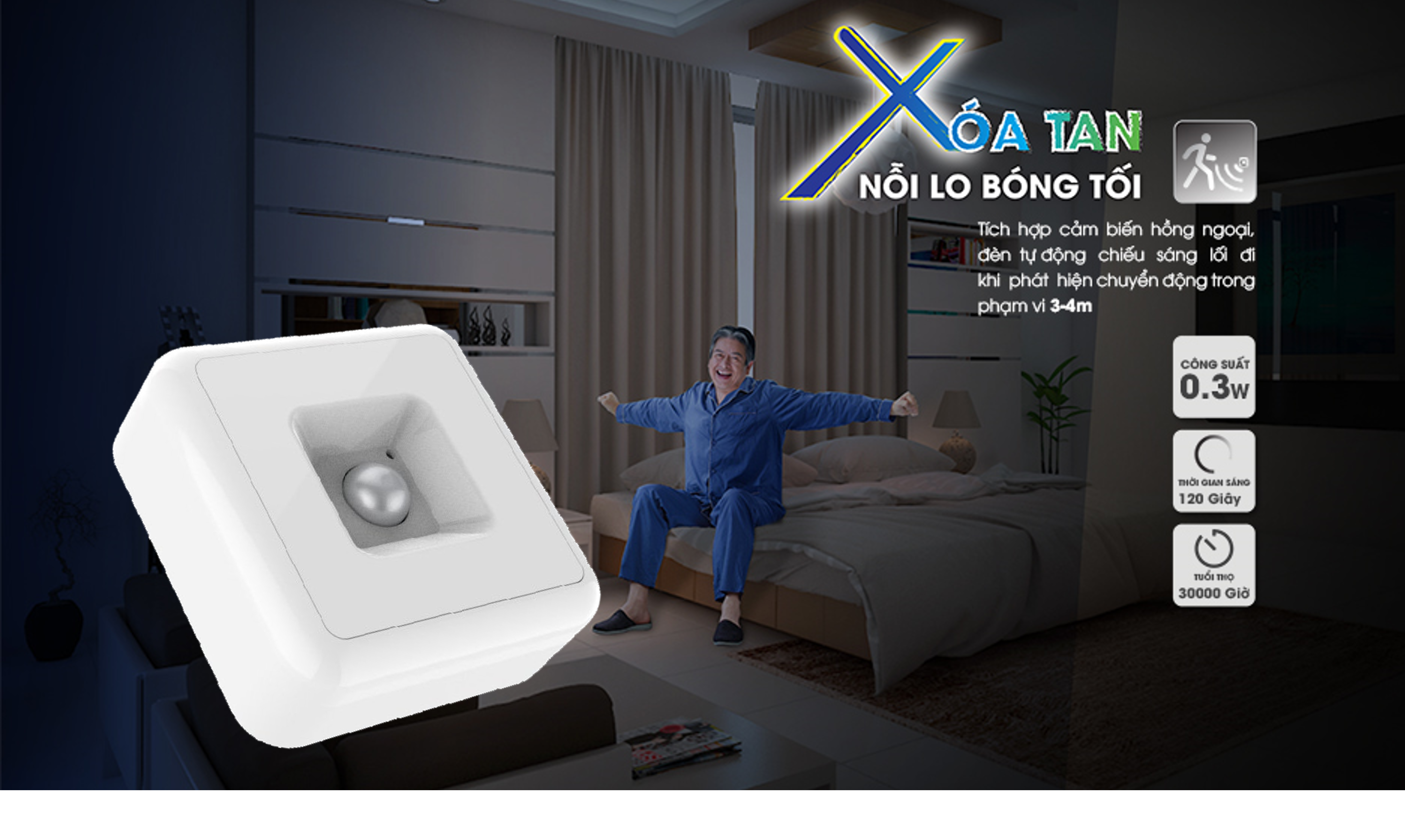 Đào tạo đèn ngủ ĐN01.PIR