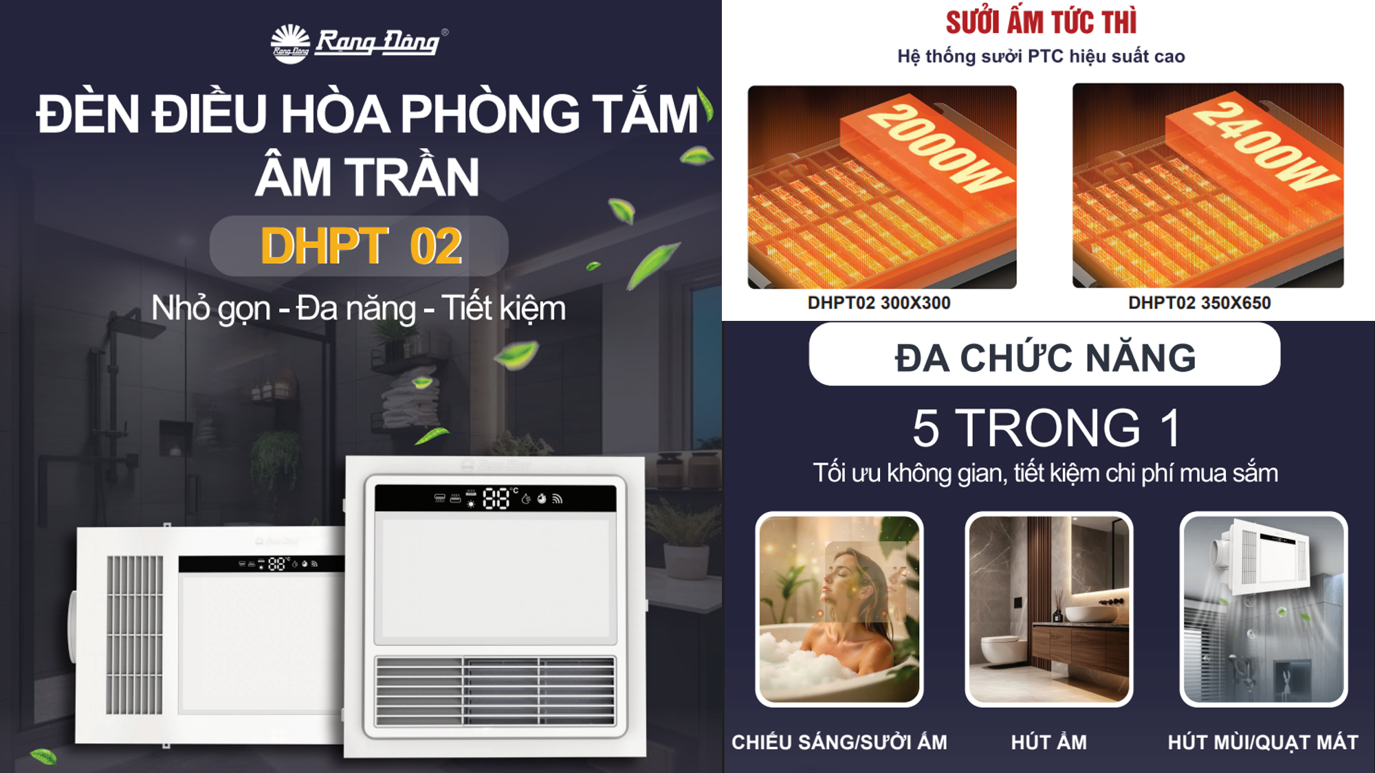 Bài 14.3 Đào tạo sản phẩm đèn điều hoà DHPT02