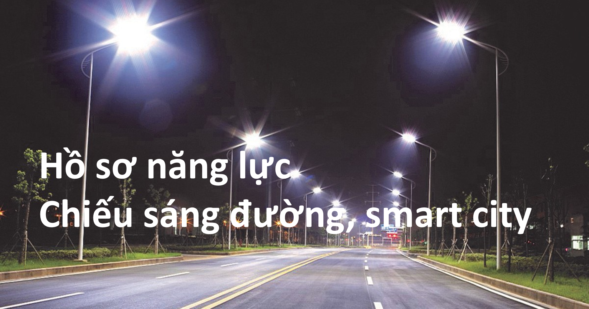 Bài 1. Đào tạo hồ sơ năng lực Chiếu sáng đường, SmartCity