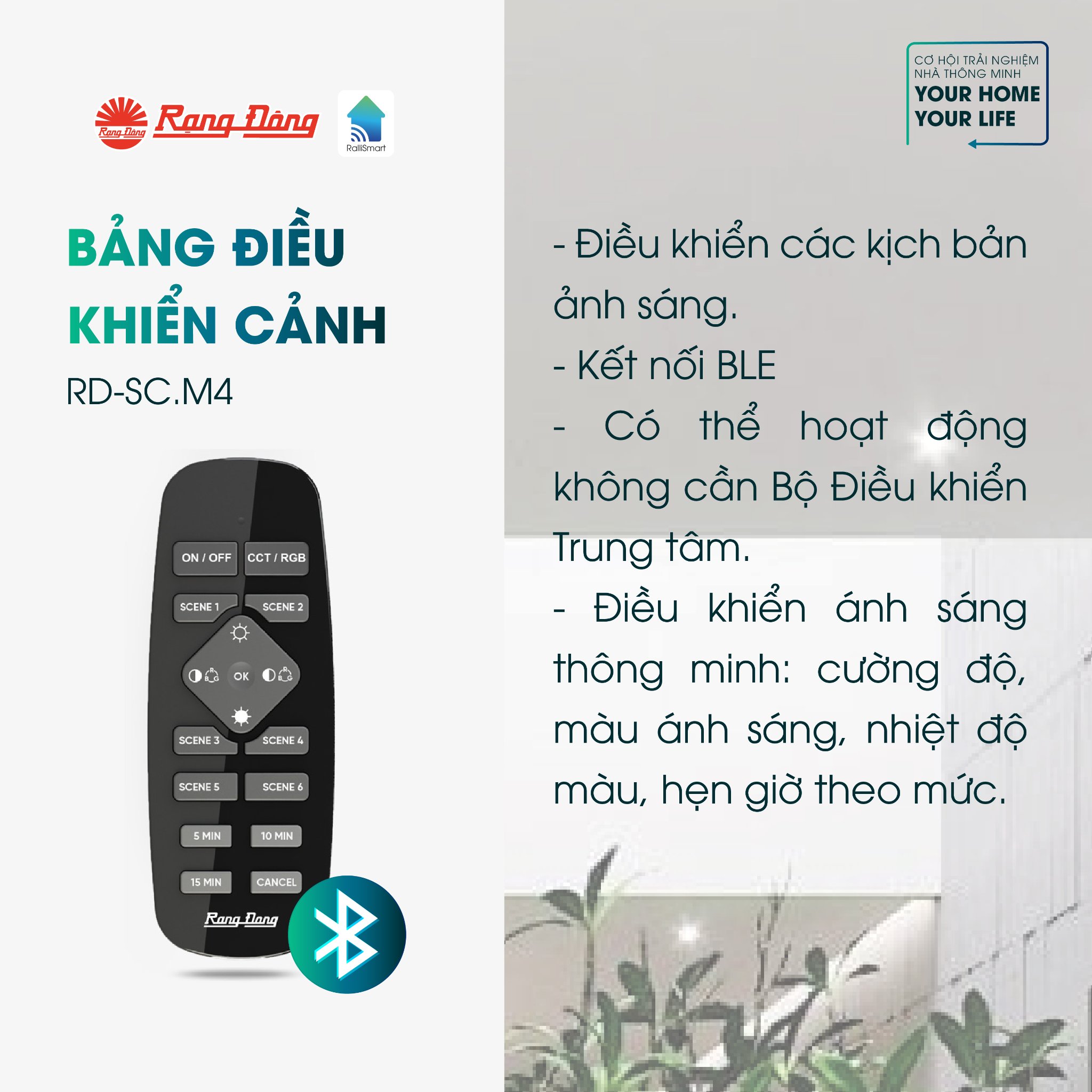 Đào tạo sản phẩm bảng điều khiển cảnh RD-SC.M4 (DC)