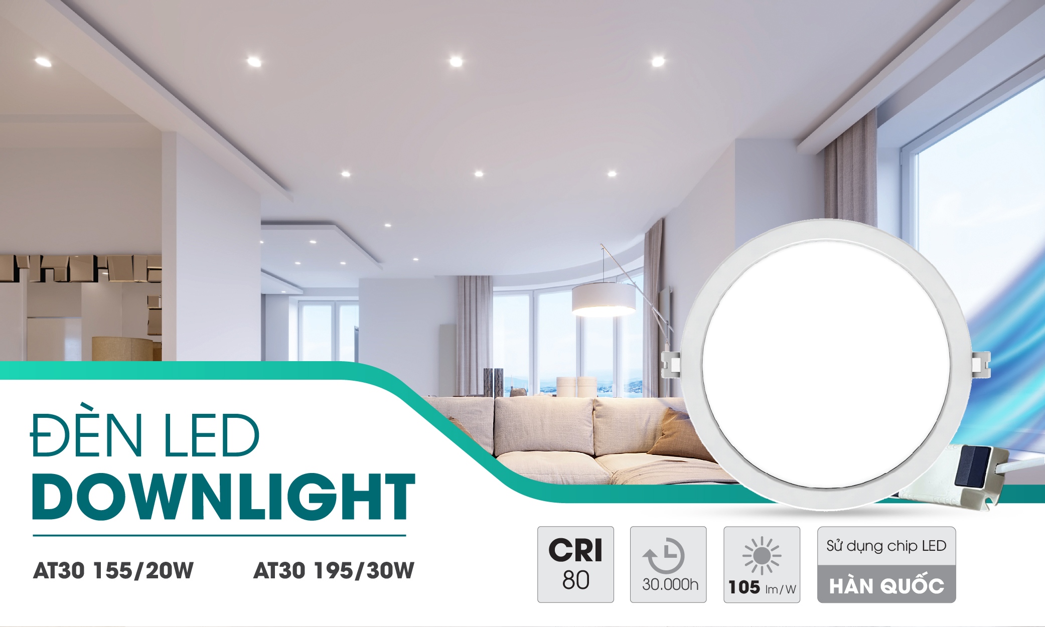 Đào tạo sản phẩm đèn downlight AT30