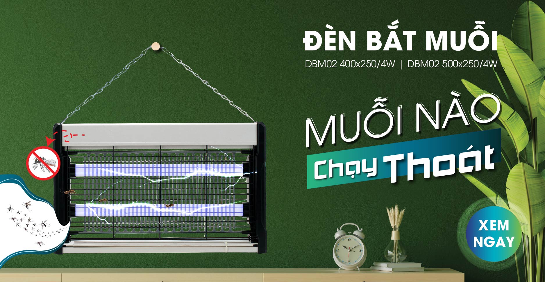 Đào tạo sản phẩm Đèn bắt muỗi DBM02