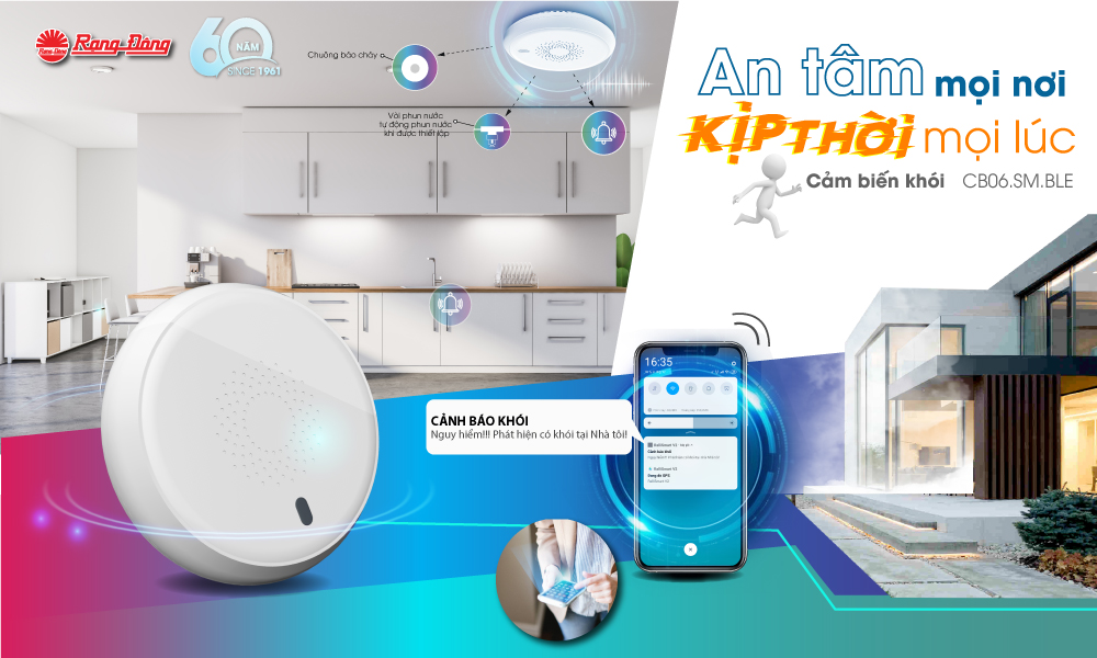 Đào tạo sản phẩm cảm biến khói CB06.SM.BLE