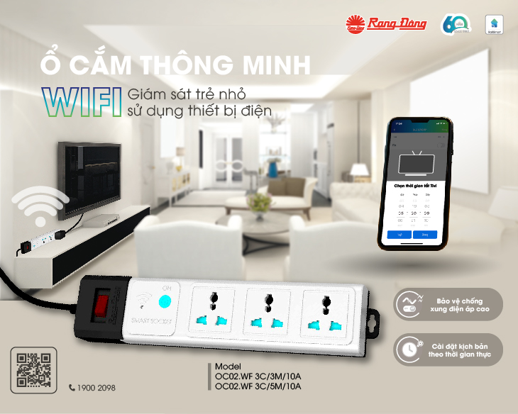Bài 12.1 Đào tạo sản phẩm Ổ cắm kéo dài OC02