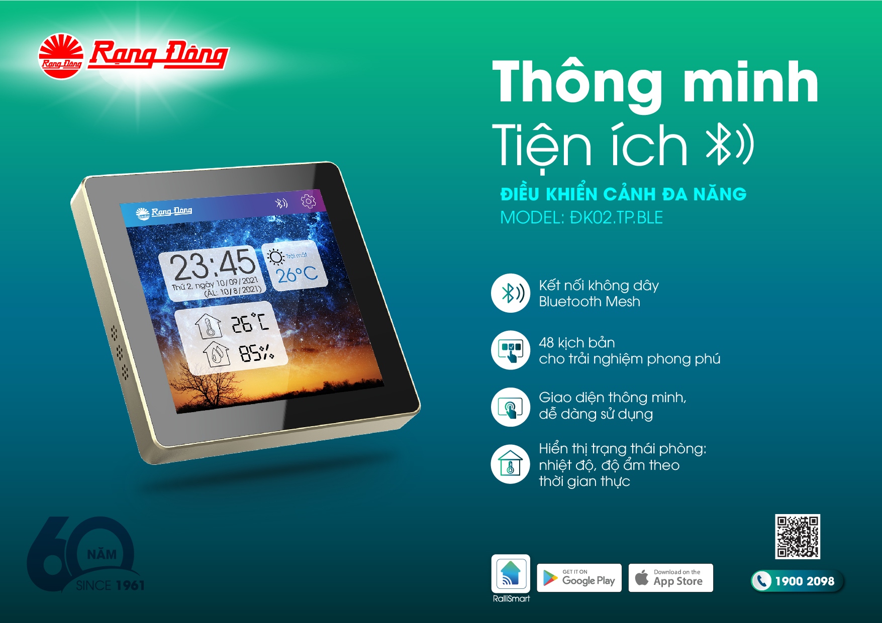 Đào tạo sản phẩm màn hình điều khiển cảnh đa năng ĐK02.TP.BLE